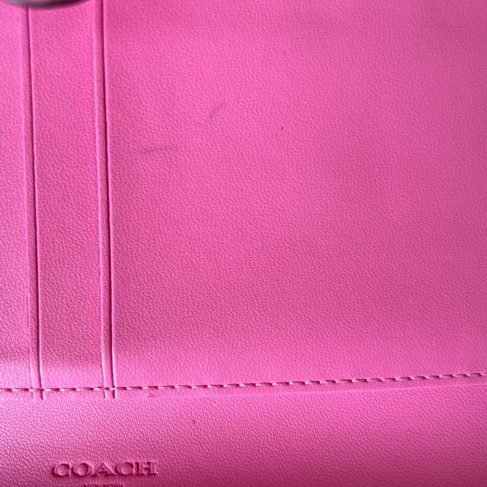 Coach Vibrant Pink Women's Wallet - Picture 10 of 10